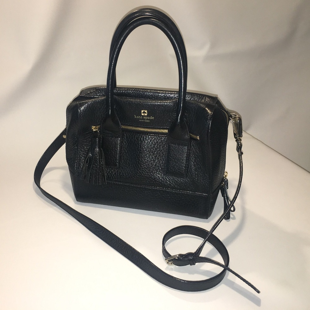 Kate Spade Southport Alessa Black Leather Bag